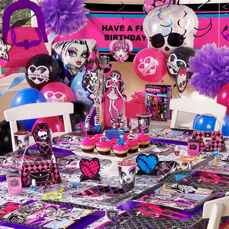 monster high wall decor|monster high birthday party supplies.